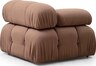 Sofa, Smeđa, Bubble L1 - Brown Bouclette