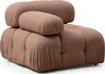 Sofa, Smeđa, Bubble L1 - Brown Bouclette