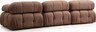 Sofa, Smeđa, Bubble L1 - Brown Bouclette