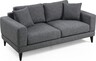 Dvosjed NORDIC tamno sivi, Nordic 2 Seater