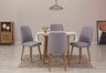 Proširivi blagavaonski stol i stolice (5 komada) Lorelei