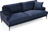 Trosjed PAPIRA tamnoplavi, Papira 3 Seater - Navy Blue