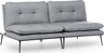 Trosjed na razvlačenje, Sivo, Martin Sofabed - Grey GR110