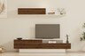 TV jedinica, Elda - White, Walnut