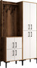 Ormar za predsoblje, Berlin BA - Walnut, White