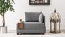 Sofa, Sivo, Fly Armchair Right - Grey
