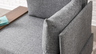Sofa, Sivo, Fly Armchair Right - Grey
