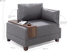 Sofa, Sivo, Fly Armchair Right - Grey