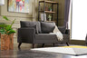 Dvosjed, Antracit, Bella Sofa For 2 Pr - Anthracite