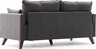 Dvosjed, Antracit, Bella Sofa For 2 Pr - Anthracite