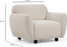 Fotelja EDDY bež, Eddy - Cream