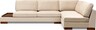 Kutna garnitura TULIP tamno bež desni kut, Tulip Corner Right Without Pouf - Beige