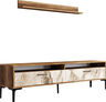 TV jedinica, Istanbul - Walnut, White Marble