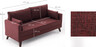 Dvosjed BELLA crveni, Bella Sofa For 2 Pr - Claret Red
