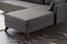Kutna garnitura, Antracit, Bella Corner Sofa Right - Anthracite