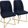 Set stolica (2 komada), Zlato Tamno plava, Madrid 138