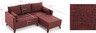 Kutna garnitura na razvlačenje, Bordo crvena, Bella Corner Sofa Right 2 - Claret Red