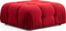 Tabure, Crvena, Bubble Pouffe - Red