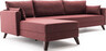 Kutna garnitura, Bordo crvena, Bella Corner Sofa Left 1 - Claret Red