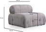 Sofa s 1 sjedećim mjestom KINSLEY