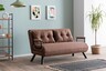 Dvosjed, Sando 2-Seater - Light Brown