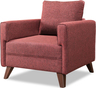 Fotelja BELLA crvena, Bella Armchair - Claret Red
