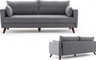 Trosjed BELLA siva, Bella Sofa For 3 Pr - Grey