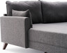 Kutna garnitura, Antracit, Bella Corner Sofa Left - Anthracite