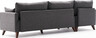 Kutna garnitura, Antracit, Bella Corner Sofa Left - Anthracite