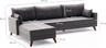 Kutna garnitura, Antracit, Bella Corner Sofa Left - Anthracite