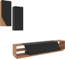 TV jedinica, Zebra - Black, Teak