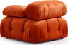 Trosjed Doblo 3 Seater ( L1-O1-Pouffe) Cream Bouclette