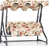 Vrtni dvosjed za ljuljanje, višebojno boja, Morus Güllü 2 Kişilik Salıncak
