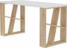 Radni stol, Bijela boja hrast, Honey - White, Oak