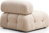 Trosjed, Krem, Bubble 3 Seater ( L1-O1-1R) - Bouclette