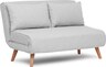Dvosjed, Folde 2-Seater - Teddy Fabric - Grey