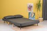 Dvosjed na razvlačenje, Tamno siva, Folde 2-Seater - Dark Grey