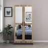 Garderoba, Kale Mirror Anthracite Oak - 210