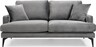 Dvosjed PAPIRA siva, Papira 2 Seater - Grey