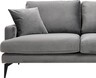 Dvosjed PAPIRA siva, Papira 2 Seater - Grey