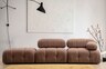 Sofa, Smeđa, Bubble 1R - Brown Bouclette