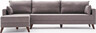 Kutna garnitura, Smeđa, Bella Corner Sofa Left - Brown