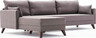 Kutna garnitura, Smeđa, Bella Corner Sofa Left - Brown