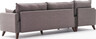Kutna garnitura, Smeđa, Bella Corner Sofa Left - Brown