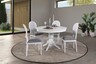 Set rastezljivi stol za blagovaonicu i stolice (5 komada) TRISTAN