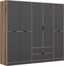 Ormar za odjeću ELINA - 8164, antracit, Dore