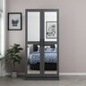Garderoba, Kale Mirror Anthracite - 190