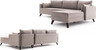 Kutna garnitura BELLA CORNER desna, krem, Bella Corner Sofa Right 1 - Cream