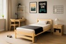 Drveni dječji krevet Aleks - svijetlo drvo - 200x80 cm