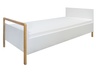 Drveni dječji krevet Victor - bijeli - drvo - 180x80 cm - spužvasti PE madrac